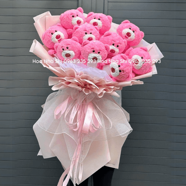 Bó Hoa Gấu Dâu Khổng Lồ - 22