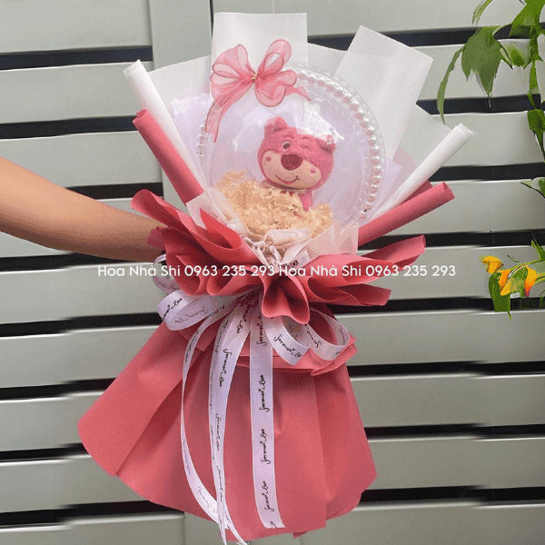 Bó Hoa Gấu Dâu - 116 Lifestyle