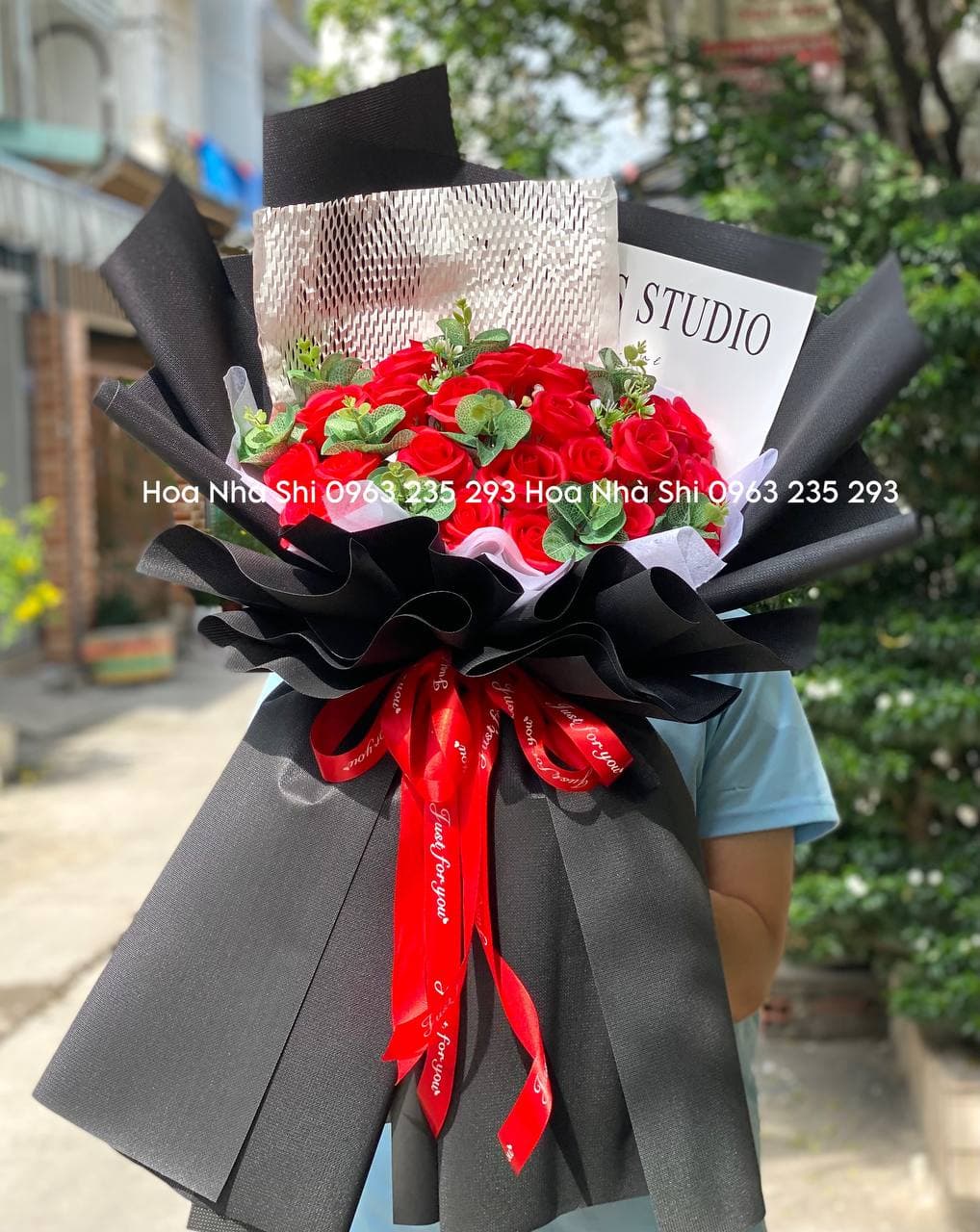 Bó Hoa Sáp Thơm Màu Đỏ - 278 Lifestyle