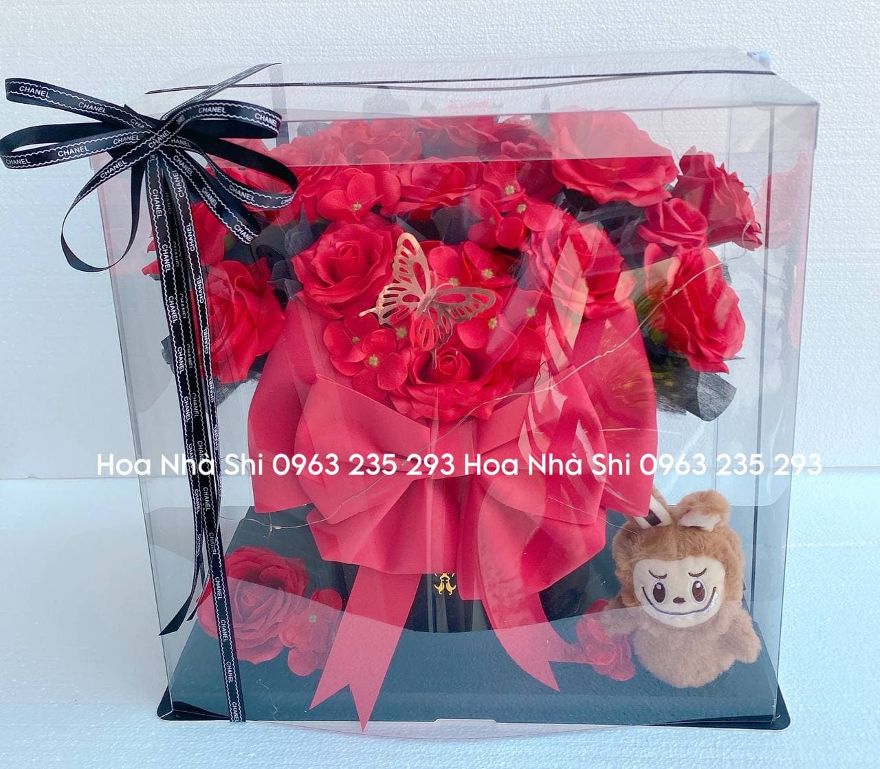 Hộp Hoa Sáp Thơm Đỏ - 295