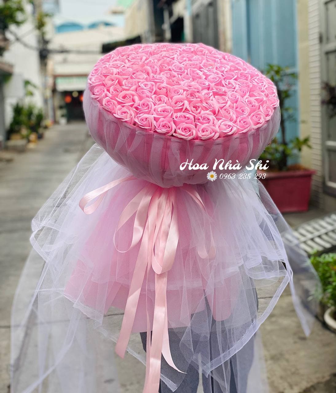 Bó Hoa Sáp Thơm 100 Bông - Đỏ - 361