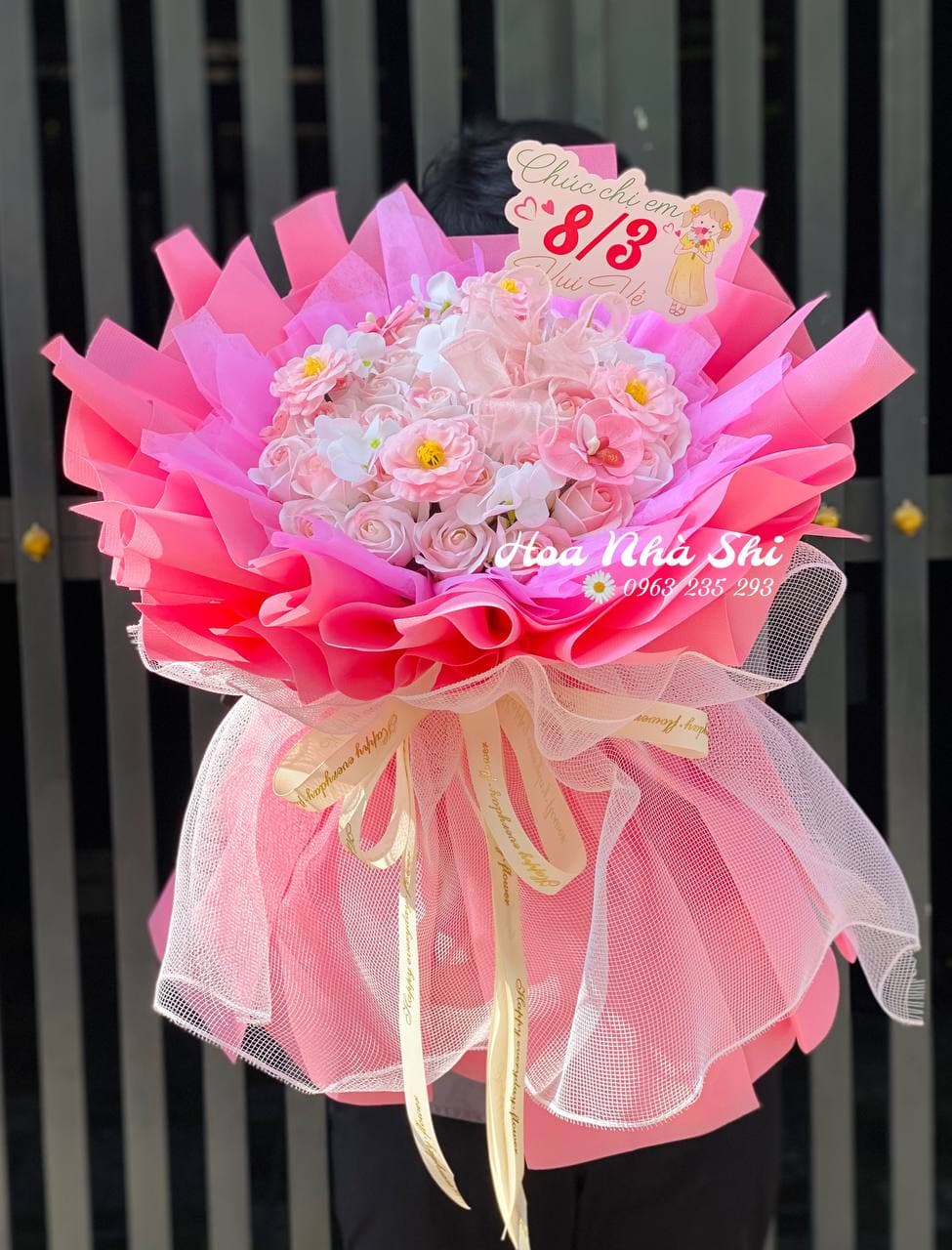 Bó Hoa Sáp Thơm Công Chúa - Hồng - 362