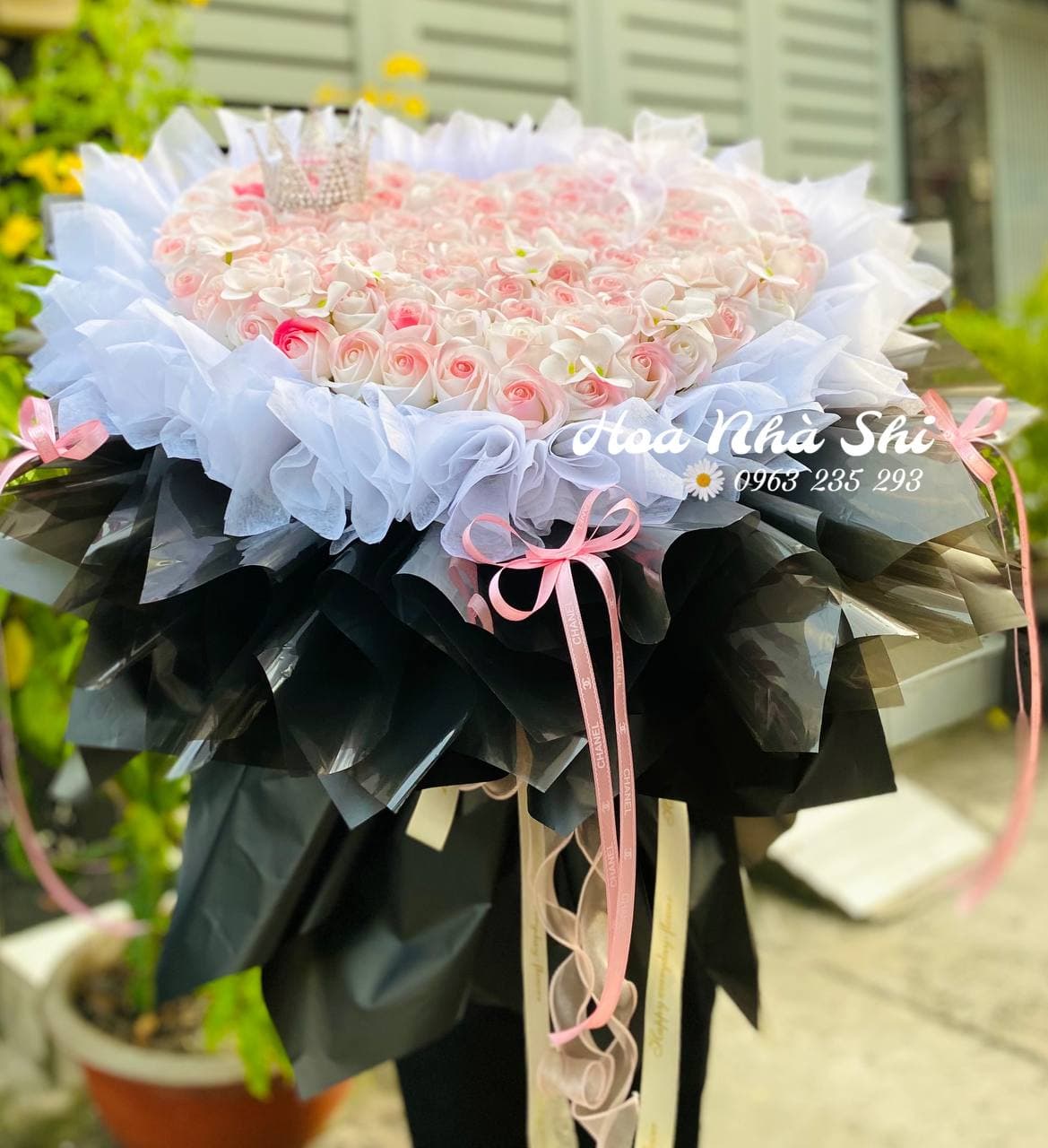 Bó Hoa Sáp Thơm Trái Tim - 376