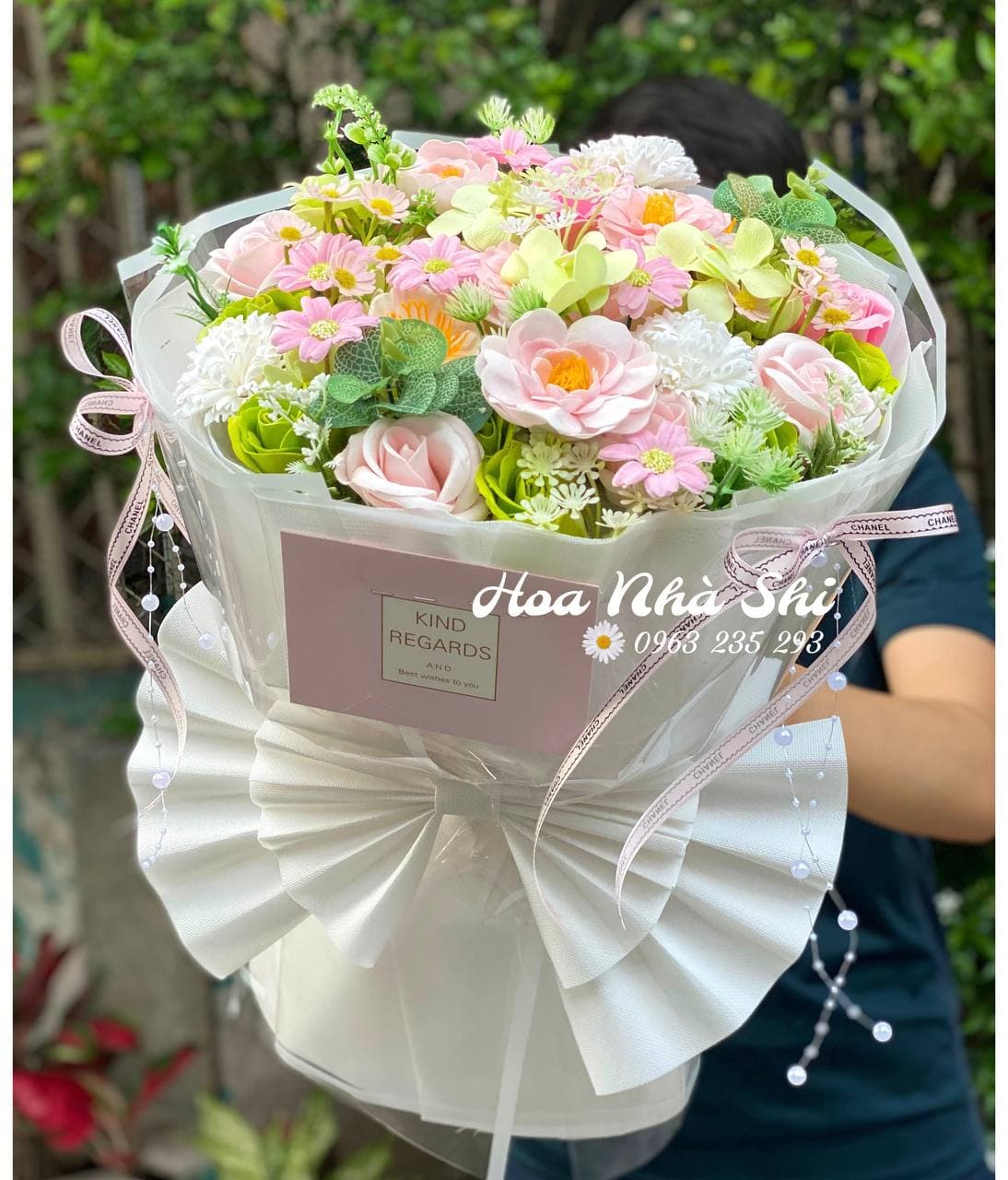 Bó Hoa Sáp Thơm - Hồng - 414