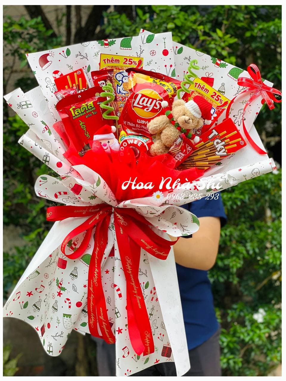 Hoa Bánh Kẹo Sinh Nhật - Giáng Sinh - 410