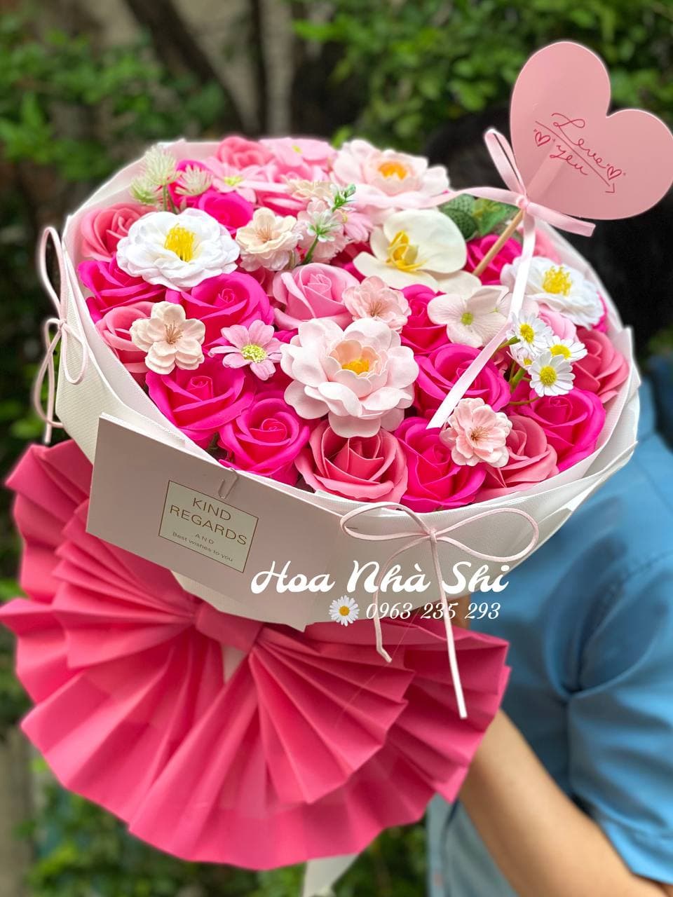 Bó Hoa Sáp Thơm - Hồng - 428