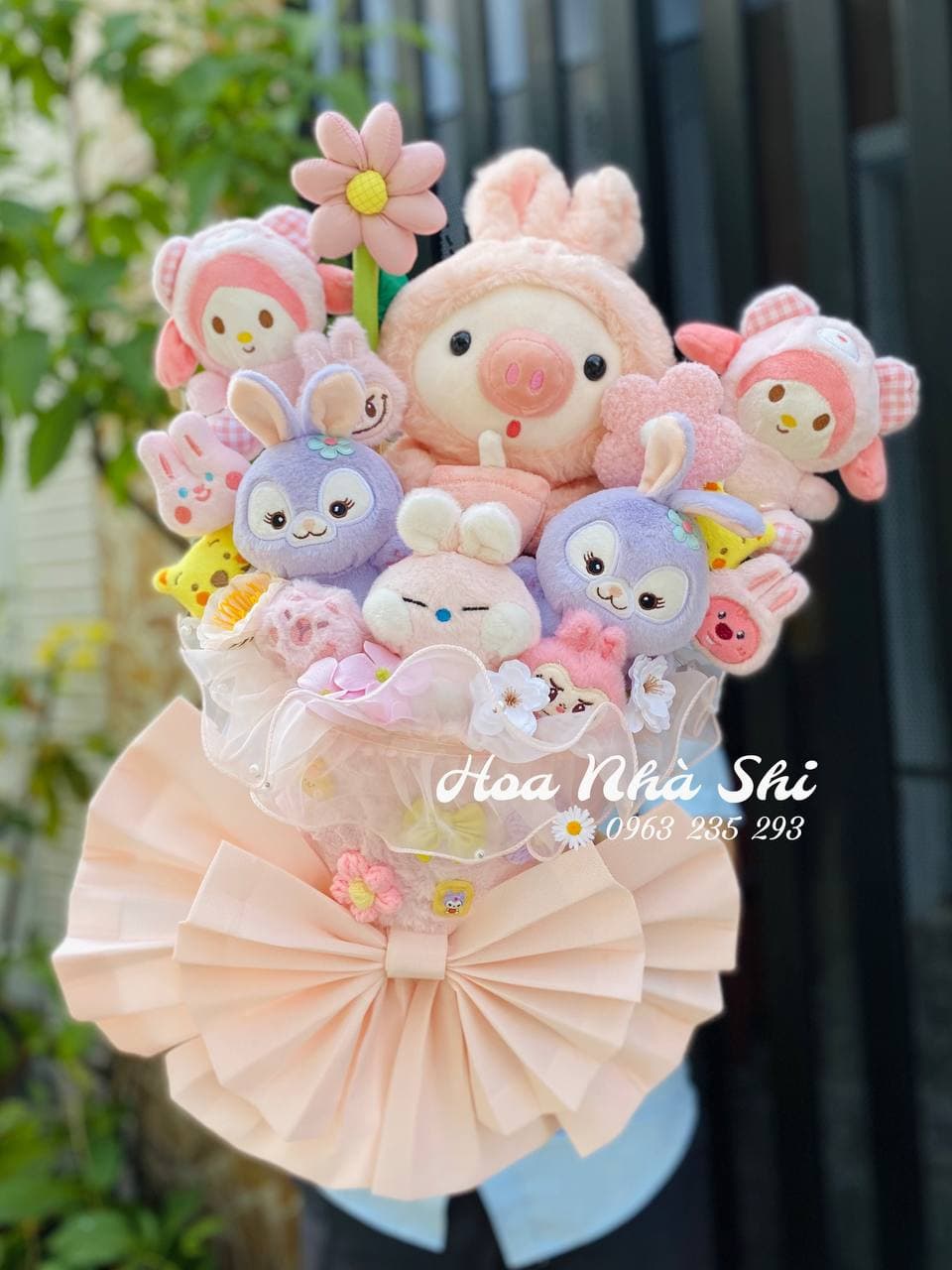 Bó Hoa Gấu Bông Mix - 444