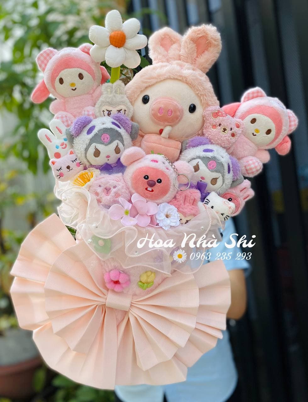 Bó Hoa Gấu Bông Mix - 445