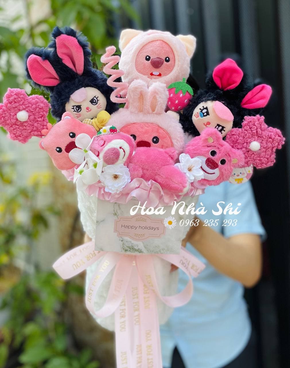 Bó Hoa Gấu Bông Mix - 448