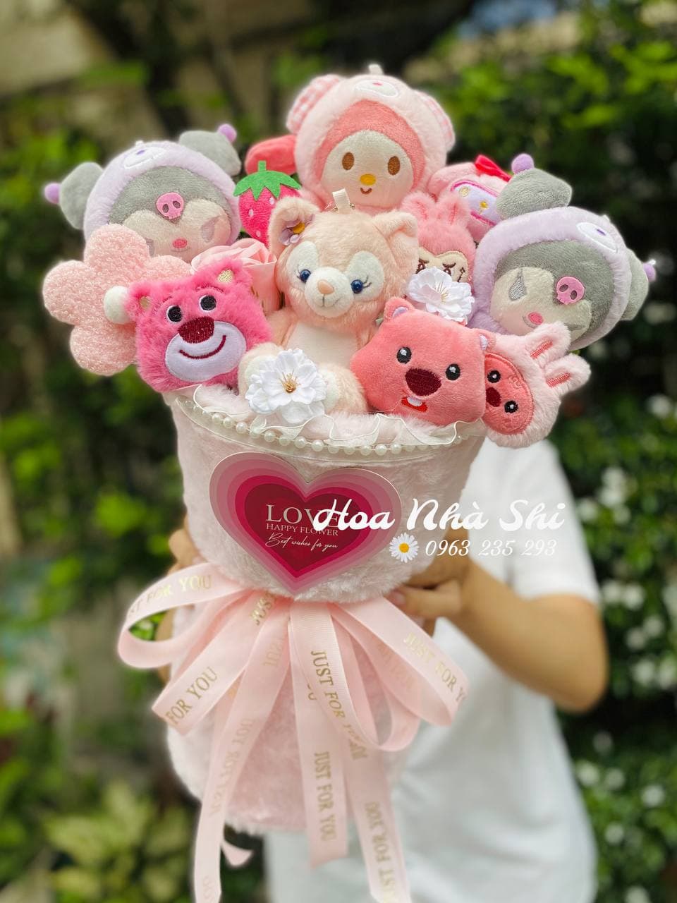 Bó Hoa Gấu Bông Mix - 453