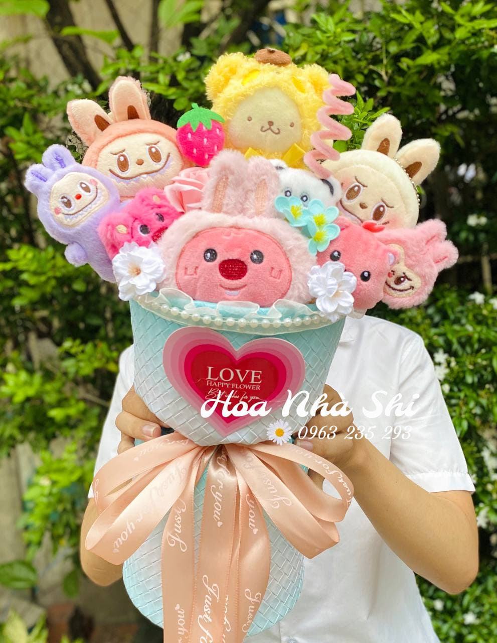 Bó Hoa Gấu Bông Mix - 454