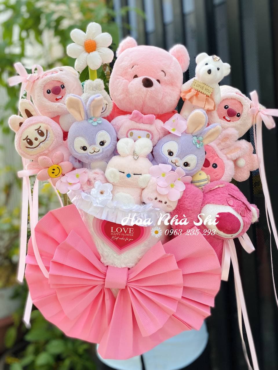 Bó Hoa Gấu Bông Mix - 458